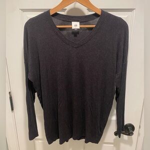 Cabi dark grey long-sleeve top
